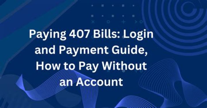 407 Bill Payment - How to Pay the 407 Toll Without an Account