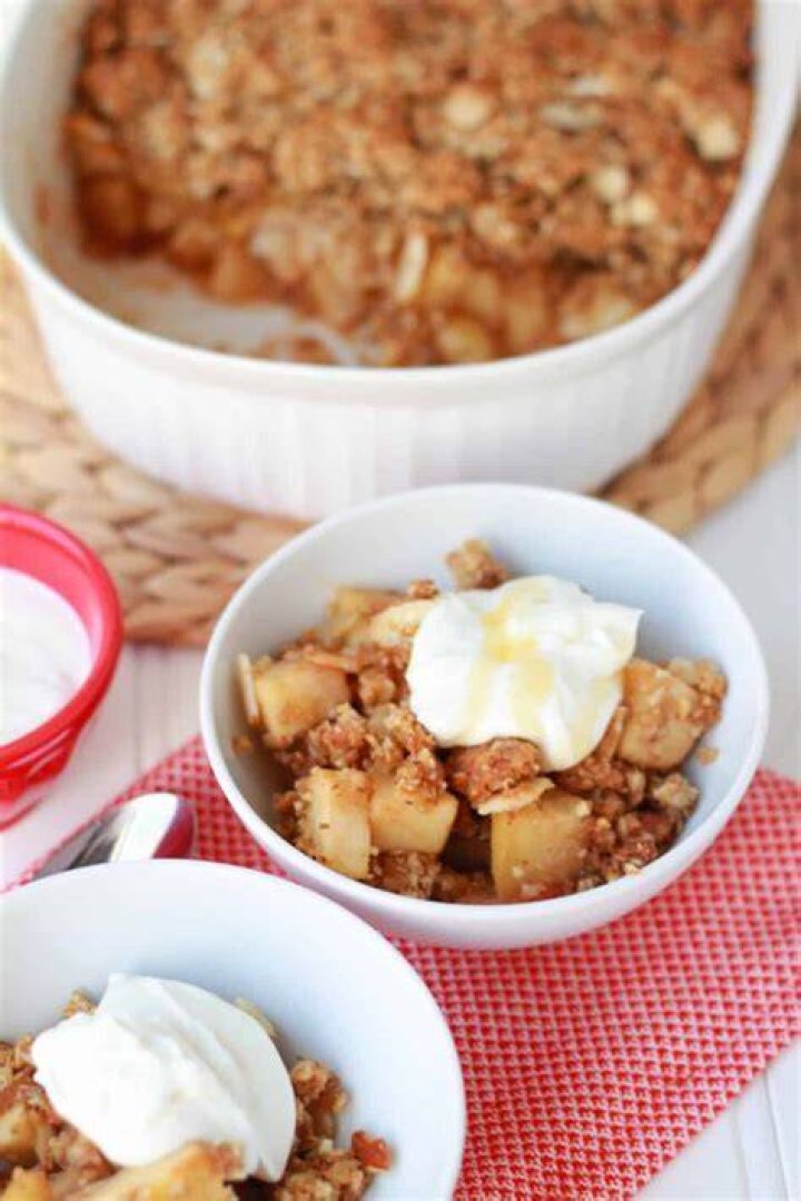 Apple Breakfast Crisp - Celebrating Sweets