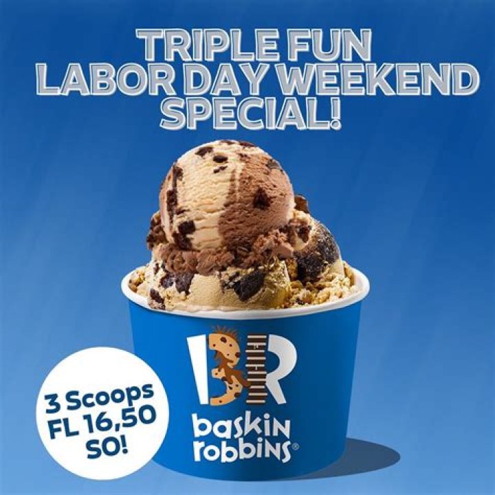 Baskin Robbins Labor Day 2023 Specials