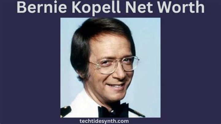 Bernie Kopell Net Worth