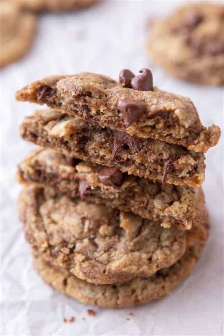 Chocolate chip cookie mix in a jar.