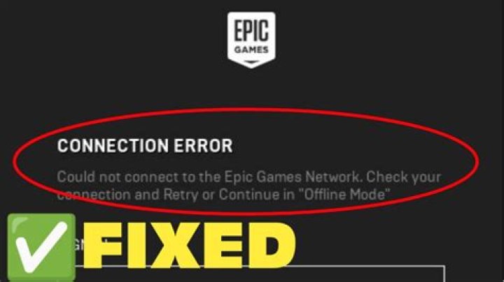 Epic Games Launcher Connection Issue