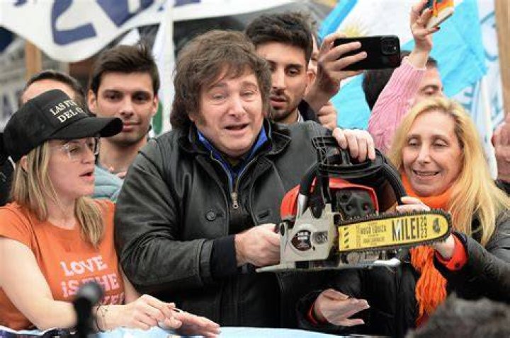 Far-right libertarian candidate Javier Milei emerges victorious in Argentina's presidential run-off election