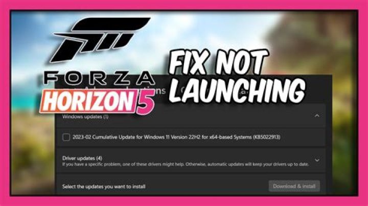 Forza Horizon 5 Not Launching: A Detailed Guide to Fix the Issue