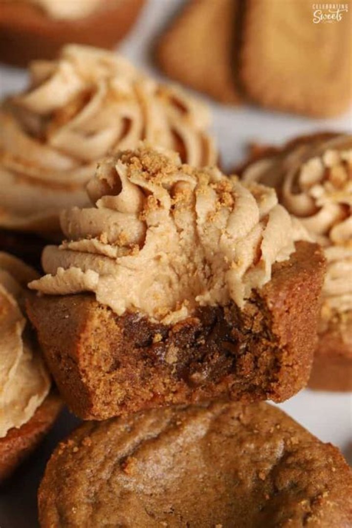 Gingerbread Cookie Cups - Celebrating Sweets
