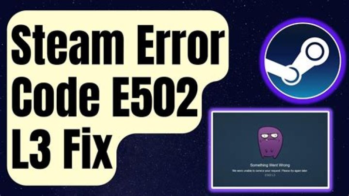 How to Fix / Solve Steam Error e502 l3 - SarkariResult