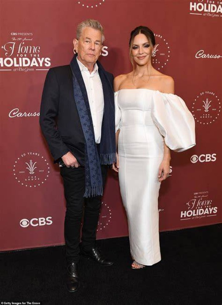 Katharine McPhee with her husband David Foster Katharine McPhee with her husband David Foster