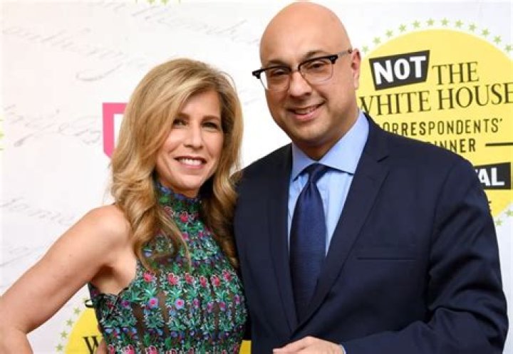 Lori Wachs with her spouse Ali Velshi