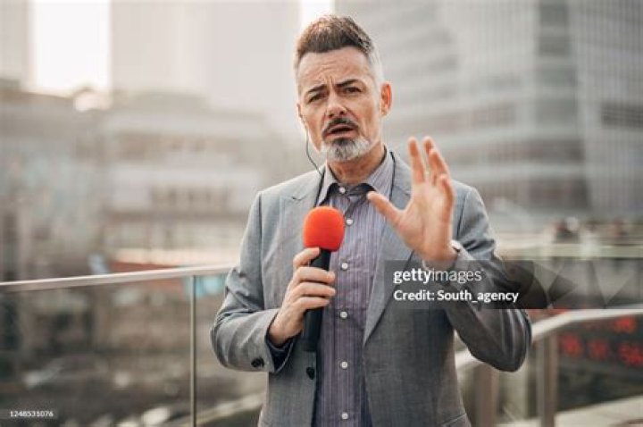 Male Reporter
