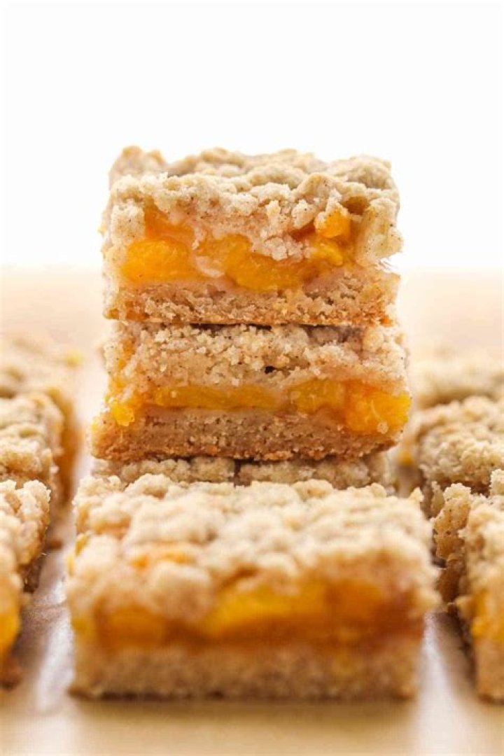 Peach Crumb Bars