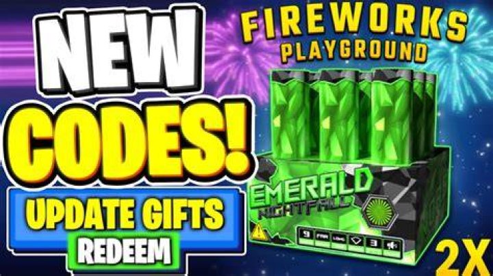 Roblox Fireworks Playground Codes (January 2024)