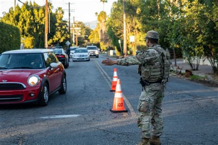 Soldier at Intersection