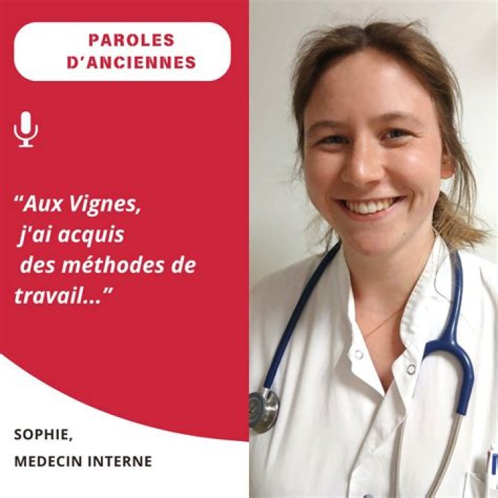 Sophie - une interne de l'h&ocirc;pital Necker Necker