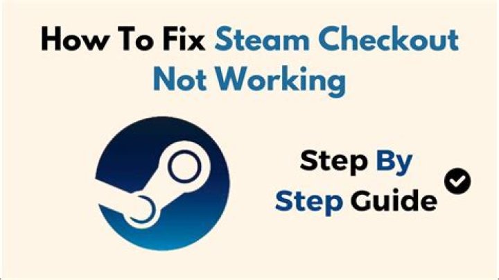 Steam Checkout Not Working