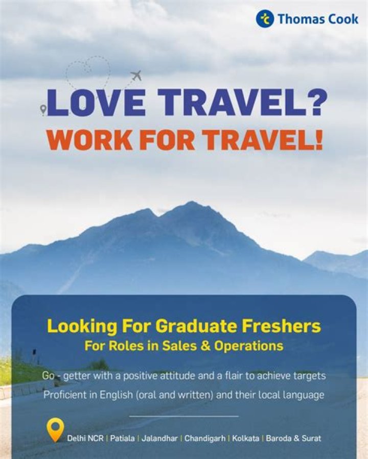 Thomas Cook Recruitment 2022 - 2023