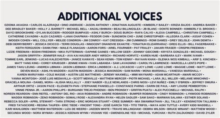 X / Additional Voices