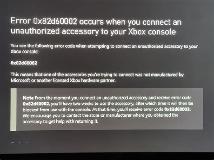 Xbox Error Code 0x82d60002: How to Resolve and Avoid It